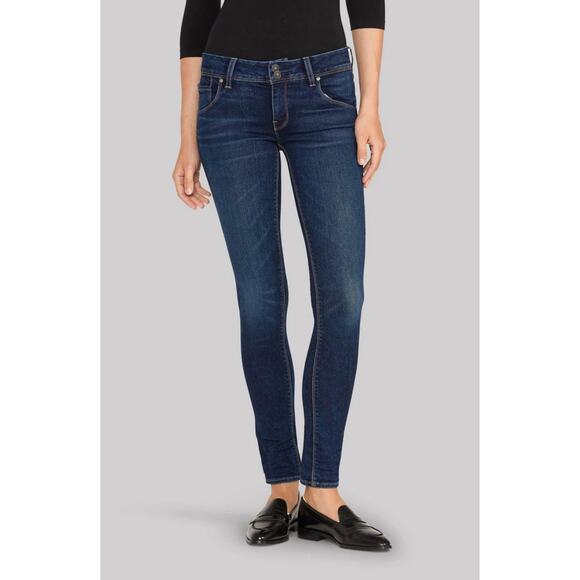 Hudson Collin Skinny Mid Rise Jeans - Picture 1 of 8